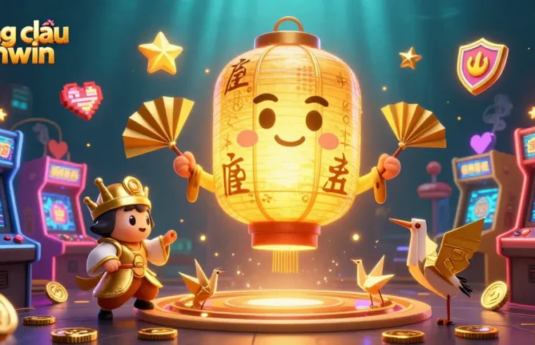 Engage with the vibrant world of trang chủ sunwin, showcasing special casino elements in a lively digital illustration.