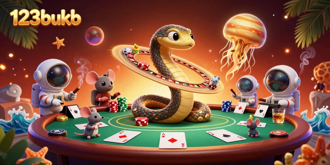 Engage with thrilling bets at 123bukb while enjoying a vibrant cosmic casino scene.